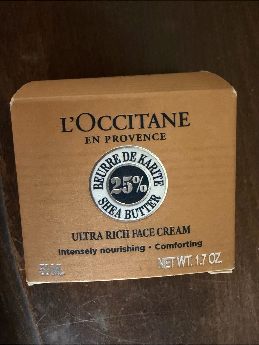L'Occitane En Provence Shea Butter 25% Ultra Rich Face Cream 50ml/1.7oz New-Box